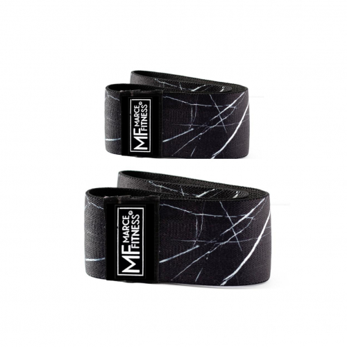 2 PACK BANDAS RESISTENCIA NEGRAS BY MARCEFITNESS