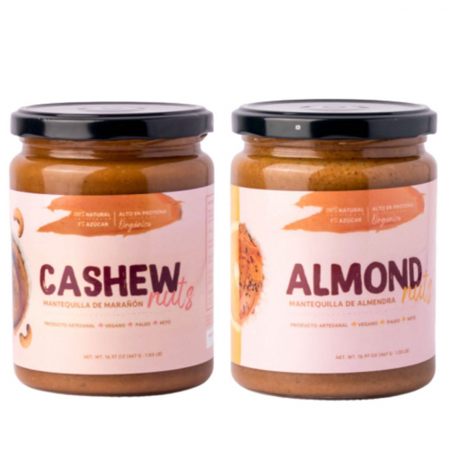 COMBO DÚO ALMONDNUTS 16.5ONZ + CASHEWNUTS 16.5ONZ