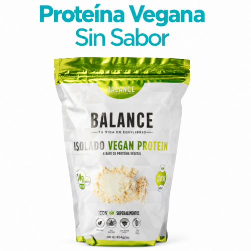 VEGAN PROTEINA 2 LIBRAS (UNFLAVORED, SIN SABOR) vegana